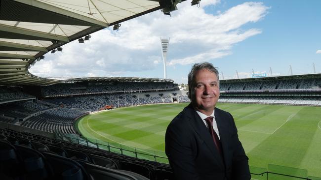 Victorian Chamber of Commerce chief executive Paul Guerra at GMHBA Stadium. Picture: Mark Wilson