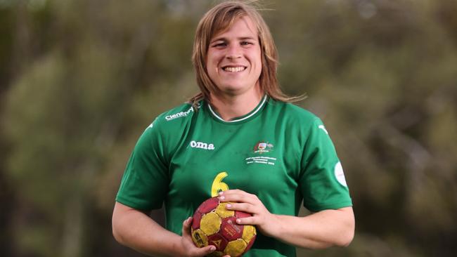 Mouncey was once a member of Australia’s men’s handball team. Picture: Ray Strange