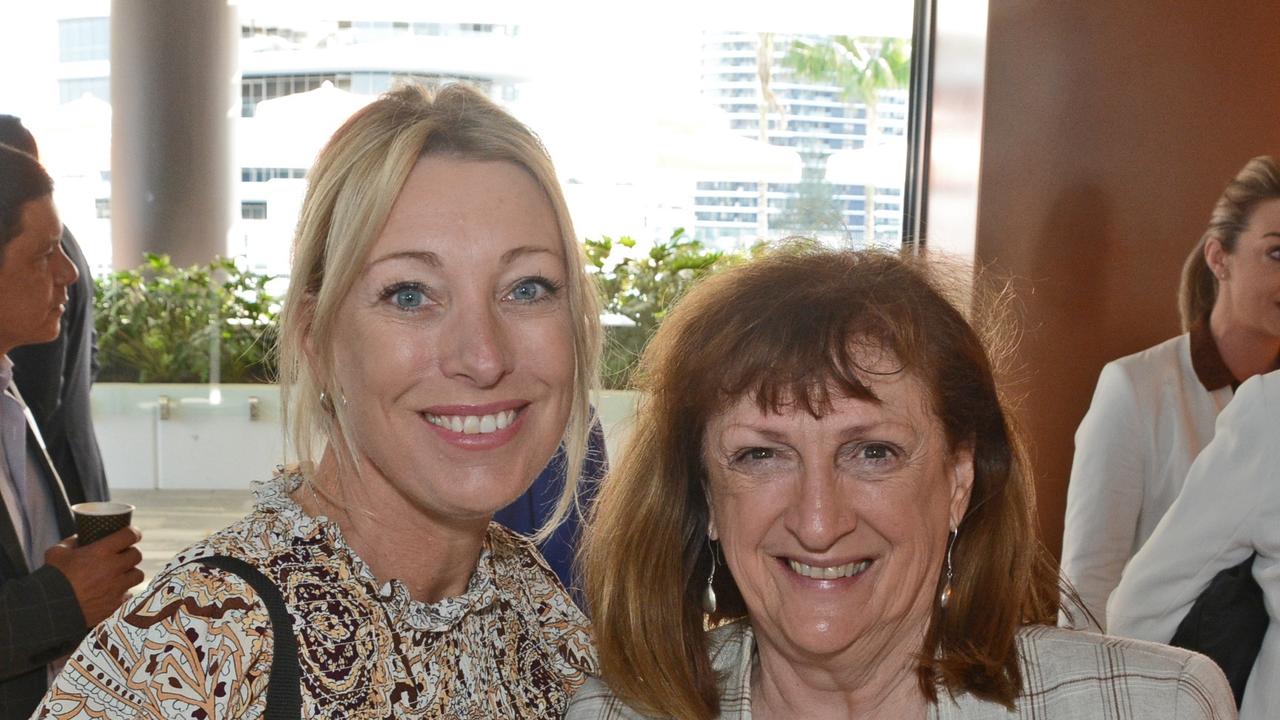 Natasha Edwards and Norma Swain at Destination Gold Coast Stars of Tourism breakfast at Isoletto, The Star Gold Coast. Pic: Regina King