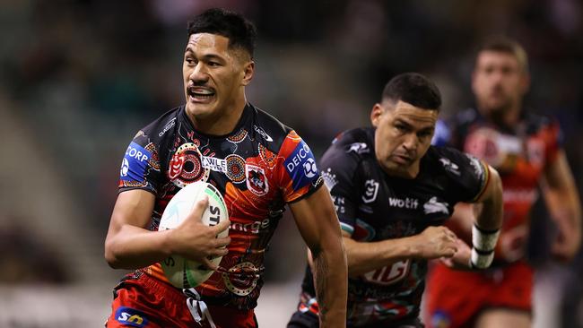 Talatau Amone is expected to sign a new deal at the Dragons. Picture: Cameron Spencer/Getty Images