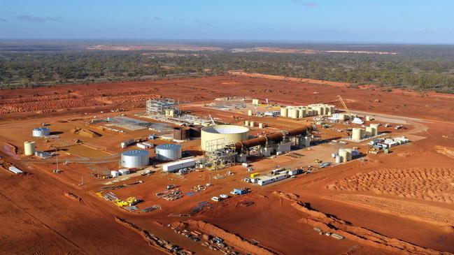 The Lynas rare earths processing plant in Kalgoorlie, Western Australia. Picture: Bloomberg