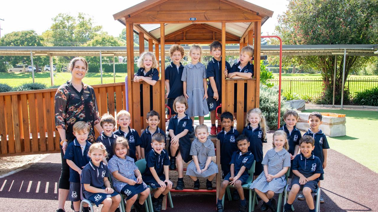 MY FIRST YEAR 2024: Toowoomba East State School Prep A students with teacher Mrs Marlana Norris, February 2024. Picture: Bev Lacey