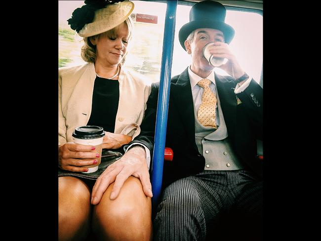 Richard Gray's 'The Person Opposite': From a series which looks at people travelling on the London underground. Picture: Head On photo festival