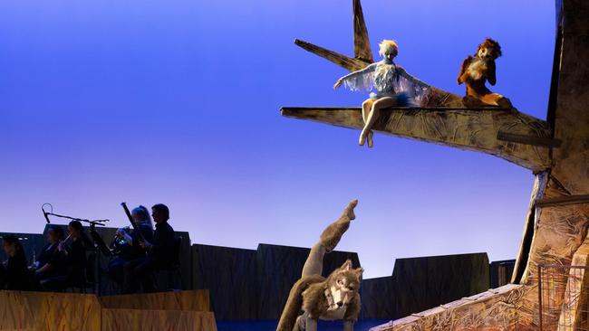 Queensland Ballet’s production of Peter and the Wolf is charming and blissfully short. Photography David Kelly