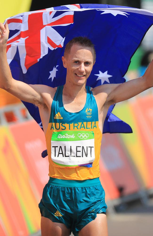 Jared Tallent got among the Olympic medals again.