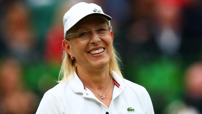 Tennis champion Martina Navratilova Picture: Getty Images