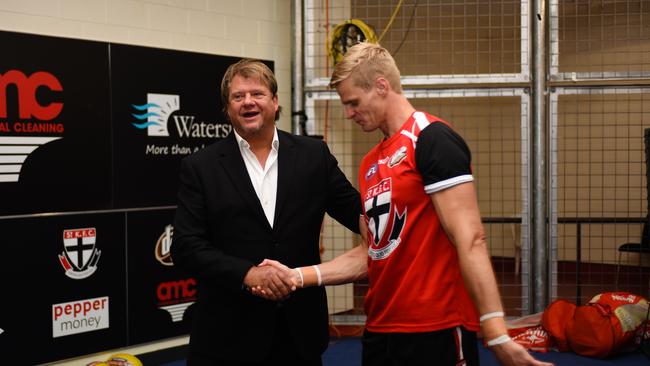 Bassat has no plans to get into a public slanging match with Grant Thomas. Picture: saints.com.au