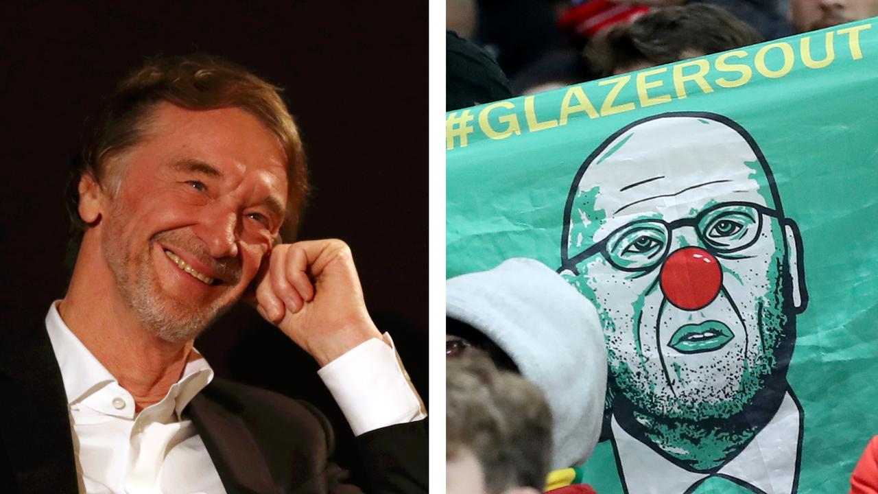 Jim Ratcliffe and a Qatari Sheikh are the leading contenders to take over from the maligned Glazers at Manchester United. Picture: Getty