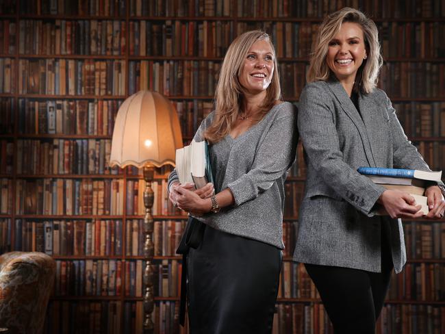 **** WARNING **** EMABRGO FOR SEPT 2ND ****SUNDAY TELEGRAPH - 24/8/18Edwina Bartholomew and Caroline Overington (LEFT) pictured at the Empire Hotel in Annandale today to launch the Sunday Book Club. Pic, Sam Ruttyn