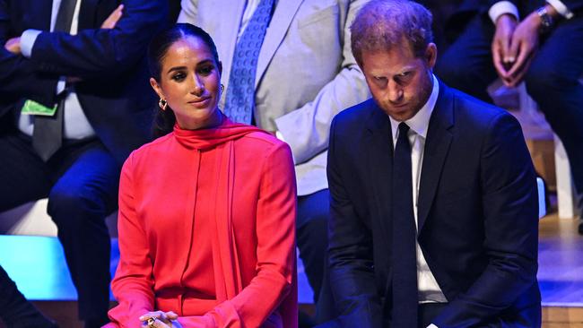 Meghan and Harry’s Archewell has only raised $6700 from the public. Picture: Oli Scarff/AFP