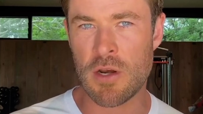 Chris Hemsworth tells fans why major New Year's resolutions won't