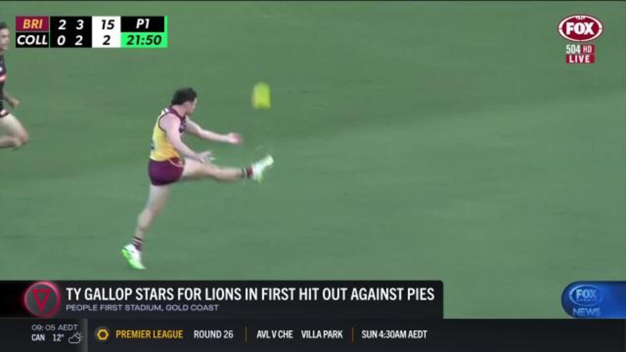 Gallop stars for Lions against Pies