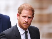 LONDON, ENGLAND - MARCH 28: Prince Harry, Duke of Sussex arrives at the Royal Courts of Justice on March 28, 2023 in London, England. Prince Harry is one of several claimants in a lawsuit against Associated Newspapers, publisher of the Daily Mail. (Photo by Dan Kitwood/Getty Images)