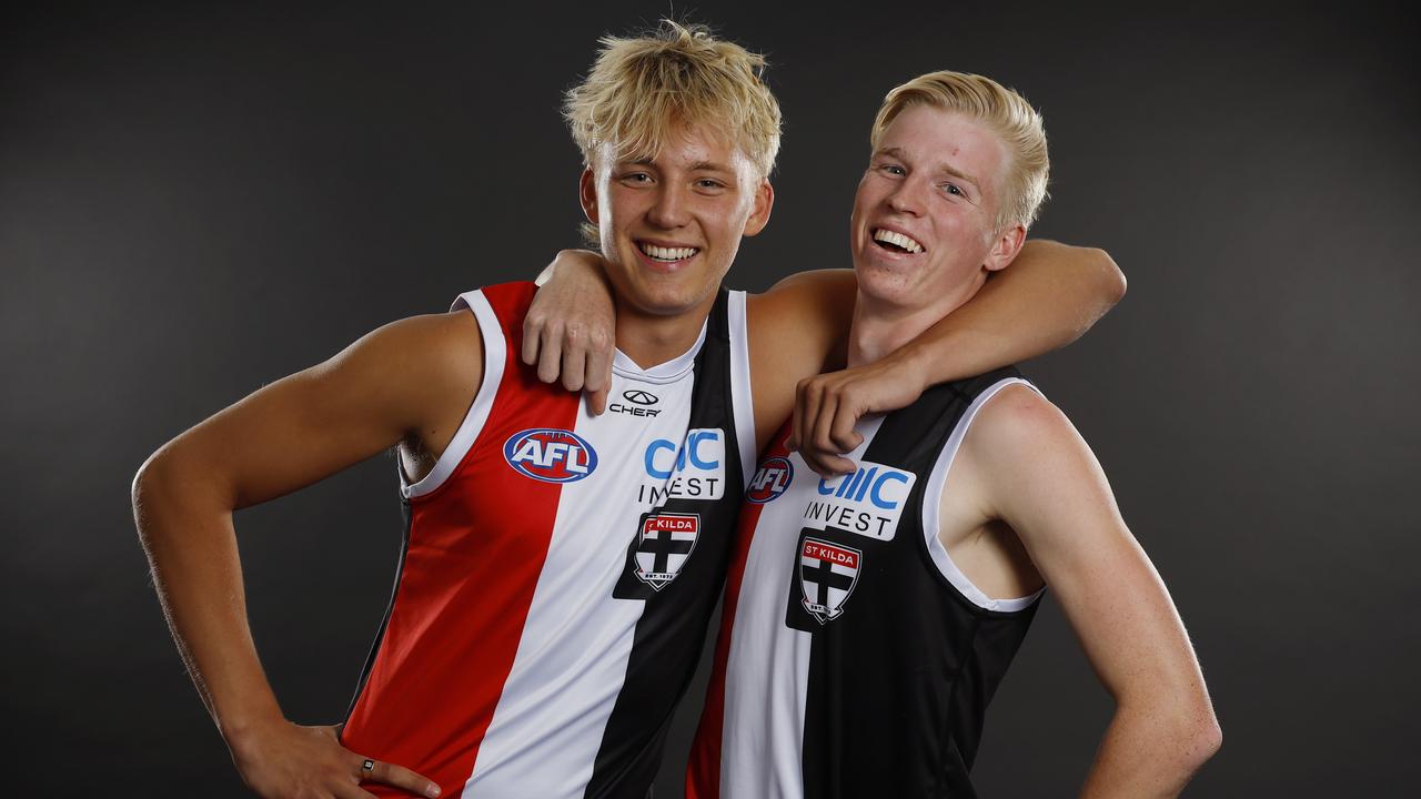 Alix Tauru and Tobie Travaglia can offer the excitement the Saints need. Picture: Michael Klein