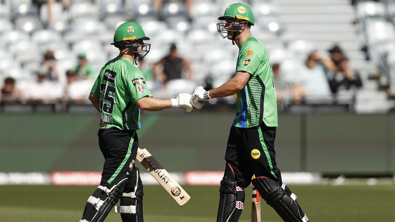 Hilton Cartwright and Beau Webster bat for the Stars (Photo by Darrian Traynor/Getty Images)