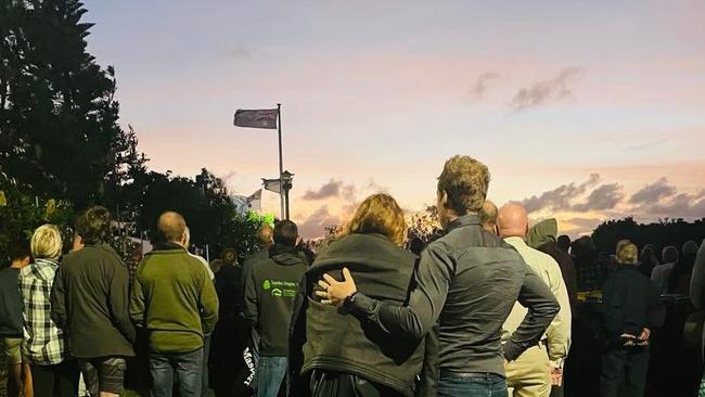Rainbow Beach Anzac Day dawn service 2022.