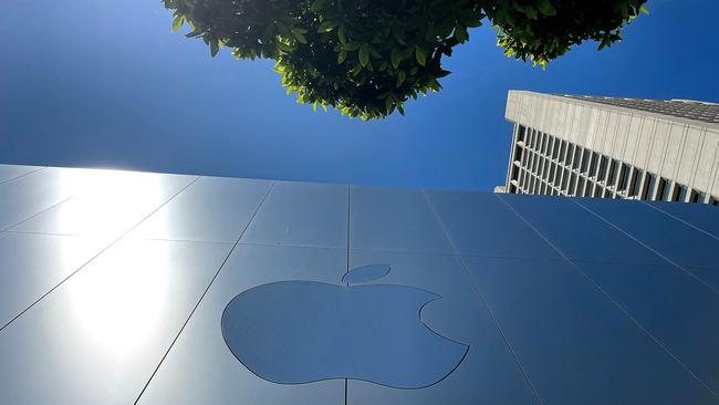 The Apple store in San Francisco, California. Picture: Justin Sullivan/AFP