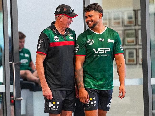 The Rabbitohs need a whole lot of inspiration from these two. Picture: Instagram