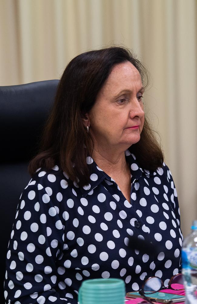 Member for Araluen and new parliamentary speaker Robyn Lambley. Picture: Pema Tamang Pakhrin