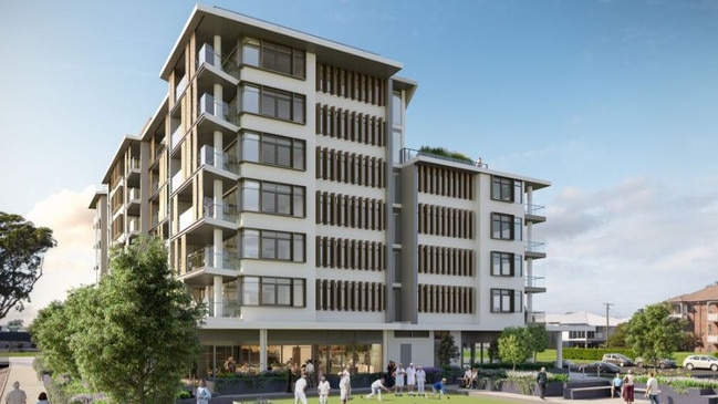 An artist's impression of the Bernborough retirement village in the Brisbane suburb of Ascot.