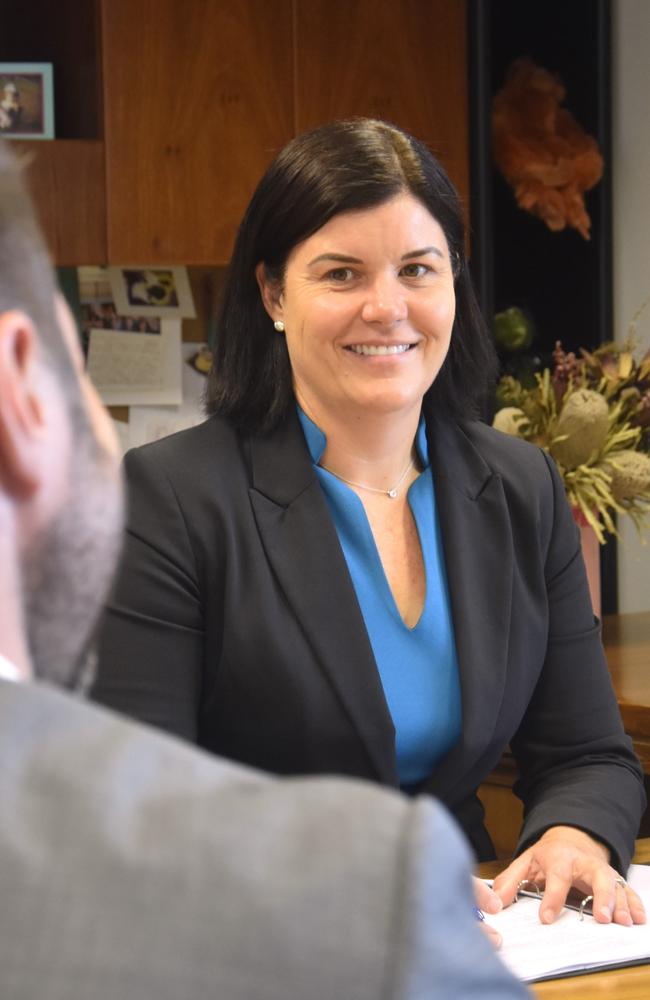 Chief Minister Natasha Fyles has flown to Canberra to advocate for the NT’s ‘slice of the pie’. Picture: Sierra Haigh