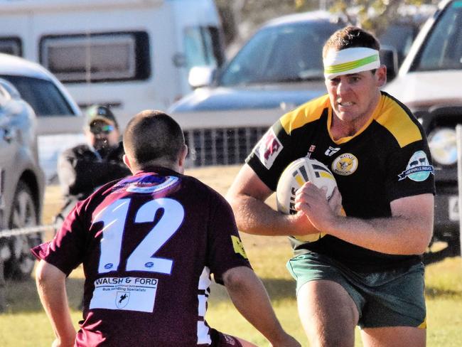 Dale Perkins has been a stalwart of the Wattles since the 2016 season and is retiring from the great game after a successful premiership win this year (Photo: Glyn Rees/ Wattles Warriors)