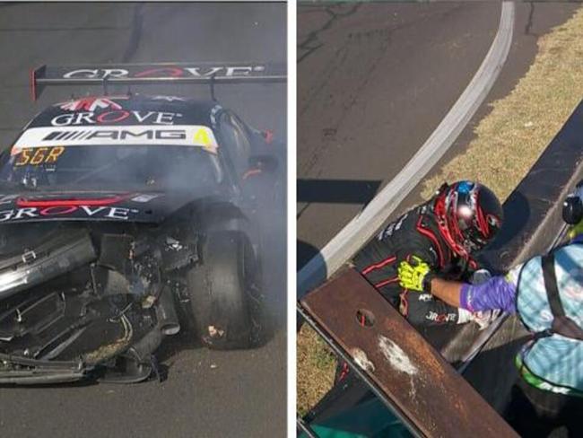 'He's in shock' Horror Bathurst crash