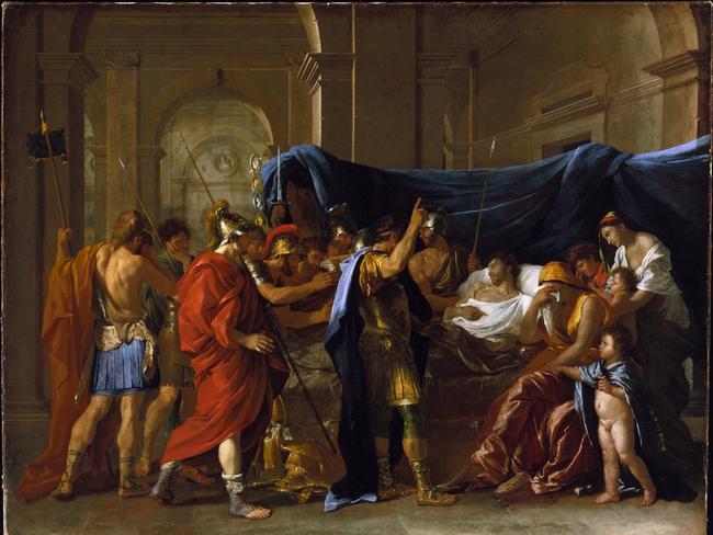 Poussin, The Death of Germanicus, 1627, Minneapolis, Institute of Art