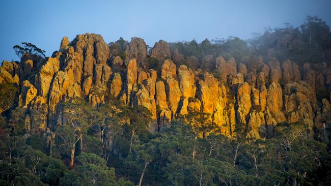 The majestic and mysterious Hanging Rock, Macedon Ranges.