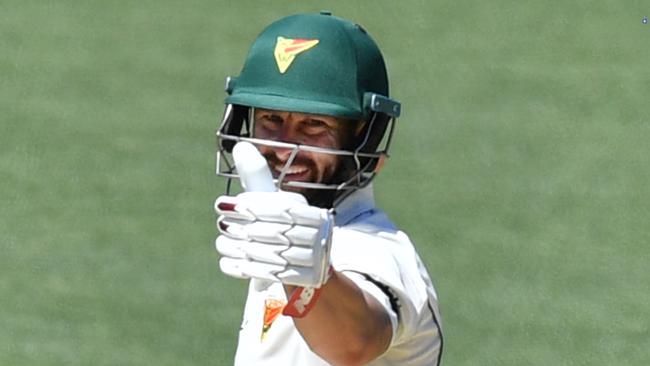 Matthew Wade has been in tremendous form for Tasmania in the Sheffield Shield. Picture: AAP 