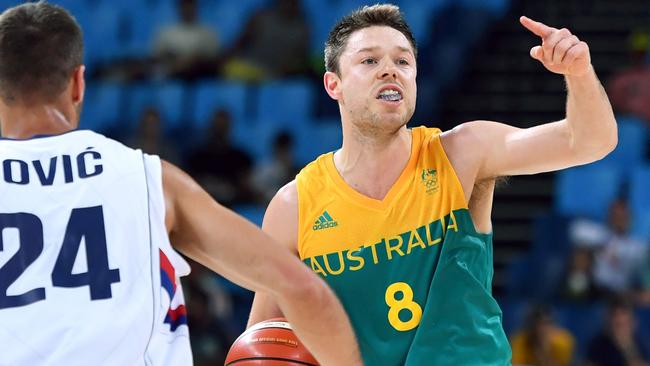 Australia's guard Matthew Dellavedova.