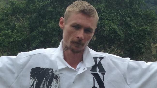 Aaron Ron Spillman was fined $500 in Maroochydore Magistrates Court on Tuesday after he pleaded guilty to serious assault of a person over 60 and going armed to cause fear at the Nambour Caravan Park. Picture: Social media.