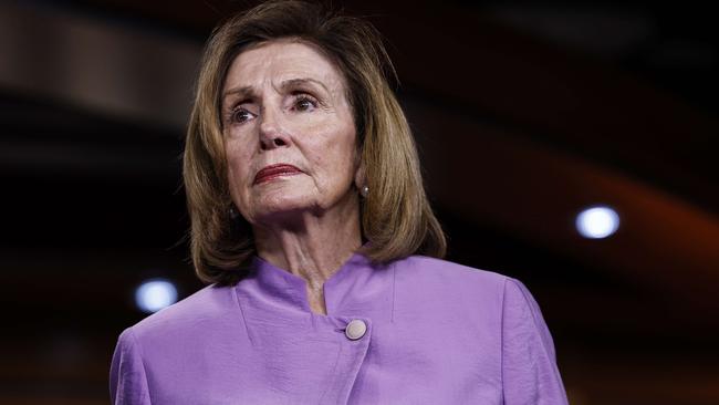 House Speaker Nancy Pelosi is the highest-ranking US official to visit Taiwan in over 25 years. Picture: Anna Moneymaker/Getty Images/AFP