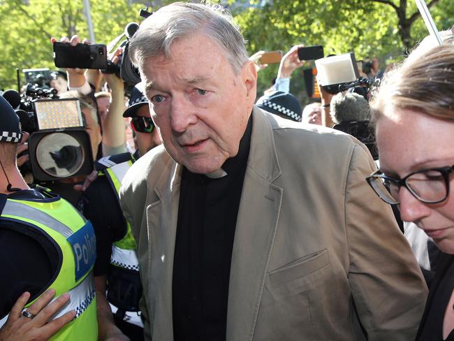 George Pell is currently in jail after his conviction last week. Picture: Con Chronis/AFP