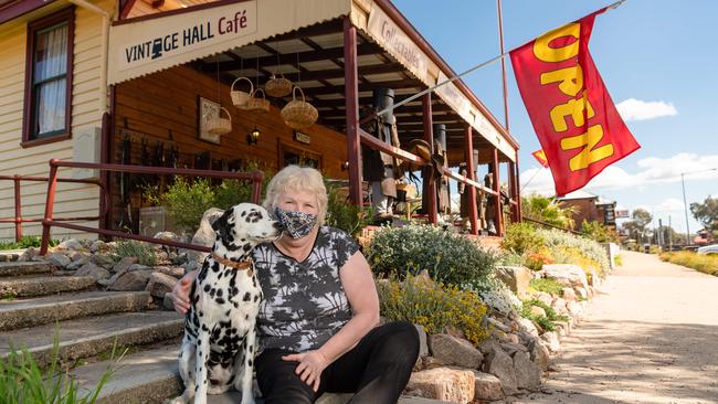 Glenrowan Vintage Hall Cafe owner by Pam Stirling. Picture: Jason Edwards