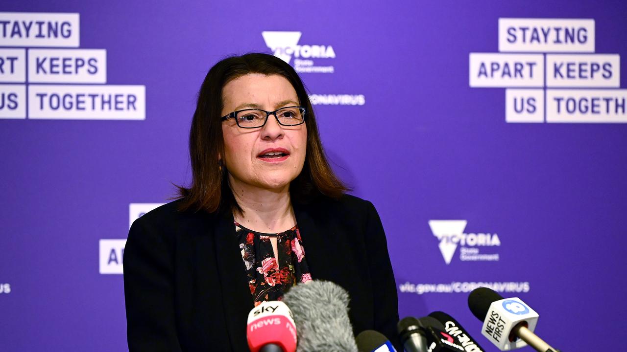 Victorian Minister for Health Jenny Mikakos says the number of cases from Cedar Meats is now 98. Picture: Quinn Rooney/Getty Images