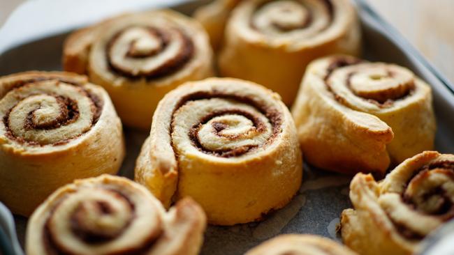 Rose Adam’s five-ingredient cinnamon scrolls.