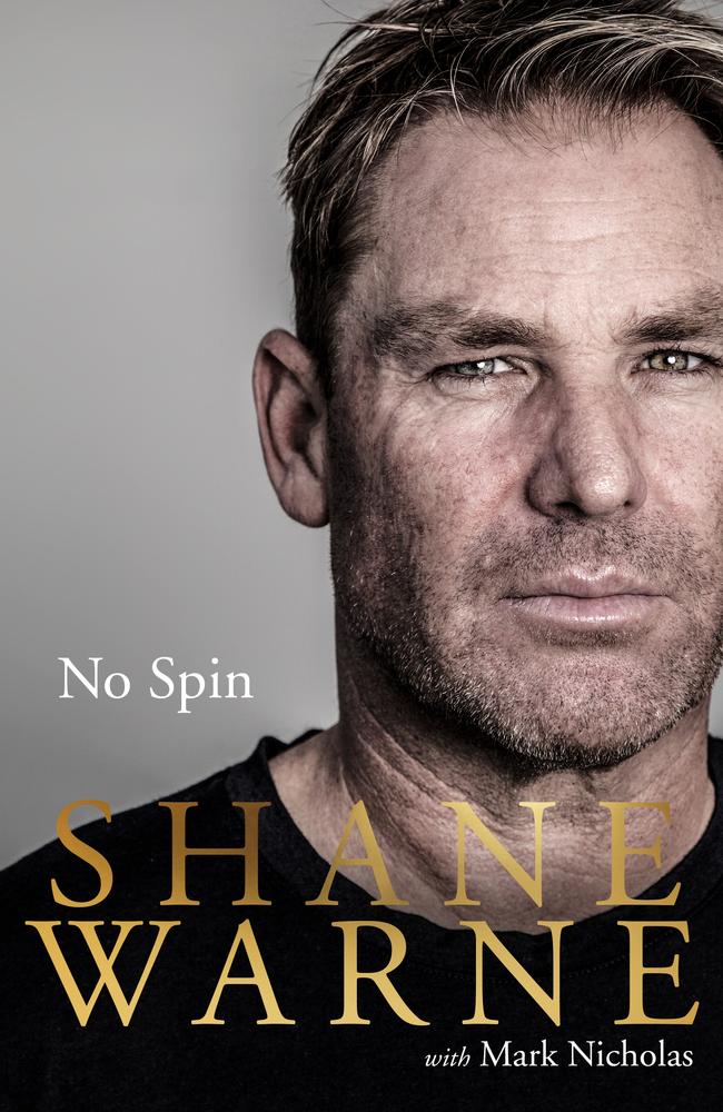 Cover shot of Shane Warne’s book No Spin.