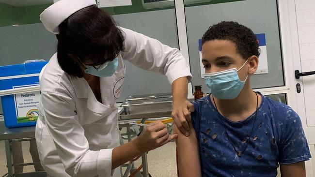 There is no rush for healthy children to be vaccinated, according to experts. Picture: Adalberto Roque