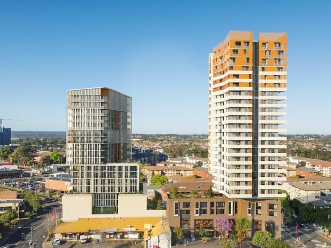 More than 260 apartments are planned for the ambitious project. Picture: Allen Jack+Cottier Architects