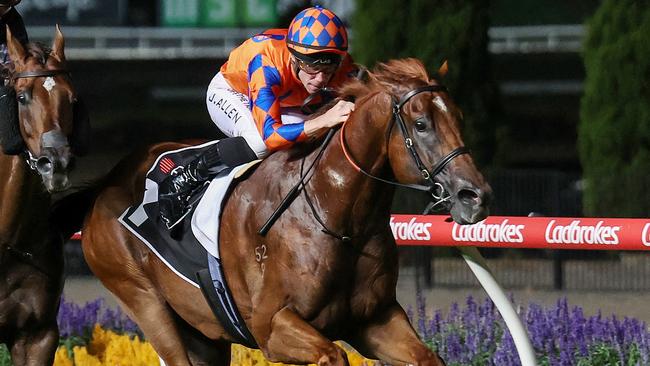 Johnny Rocker will be out to continue his rise through Australia’s sprinting ranks in Saturday’s Group 1 Goodwood in Adelaide. Picture: Racing Photos via Getty Images.