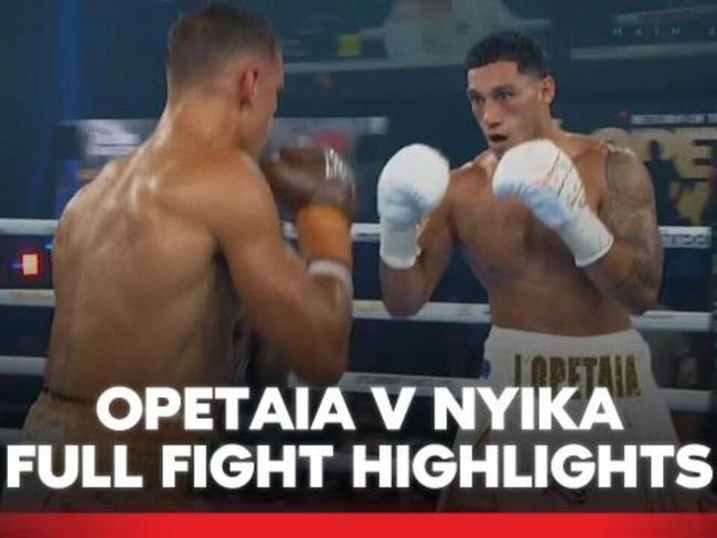 Opetaia vs. Nyika: Full Fight Highlights