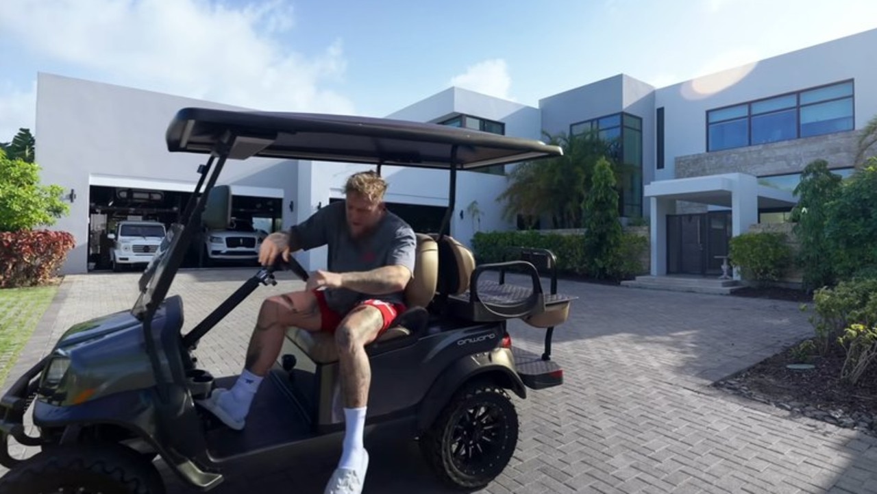 Jake Paul took viewers on a tour of his renovated mansion in Puerto Rico. Picture: YouTube