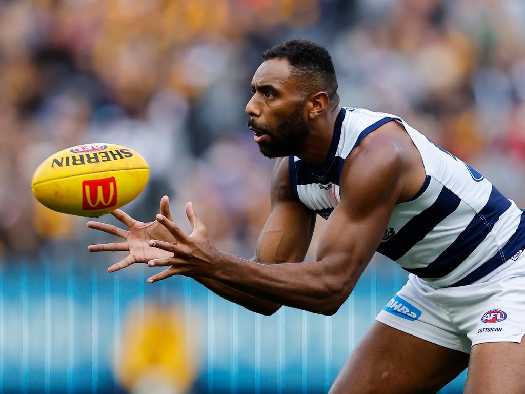 Esava Ratugolea has switched back into footy. Picture: Dylan Burns/AFL Photos via Getty Images