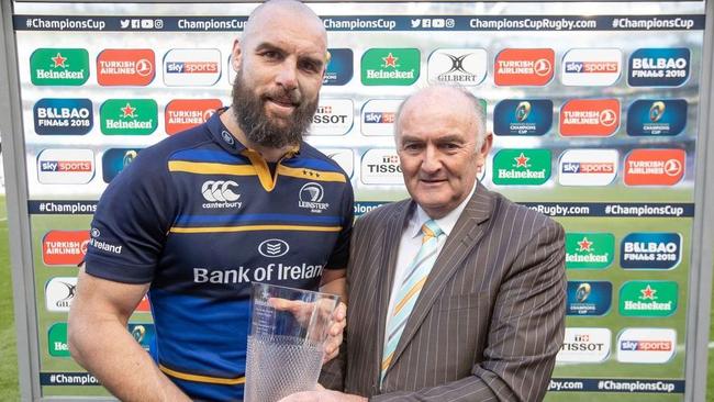 Scott Fardy was the man of the match in Leinster's win over Scarlets in the European Champions Cup semi-final.