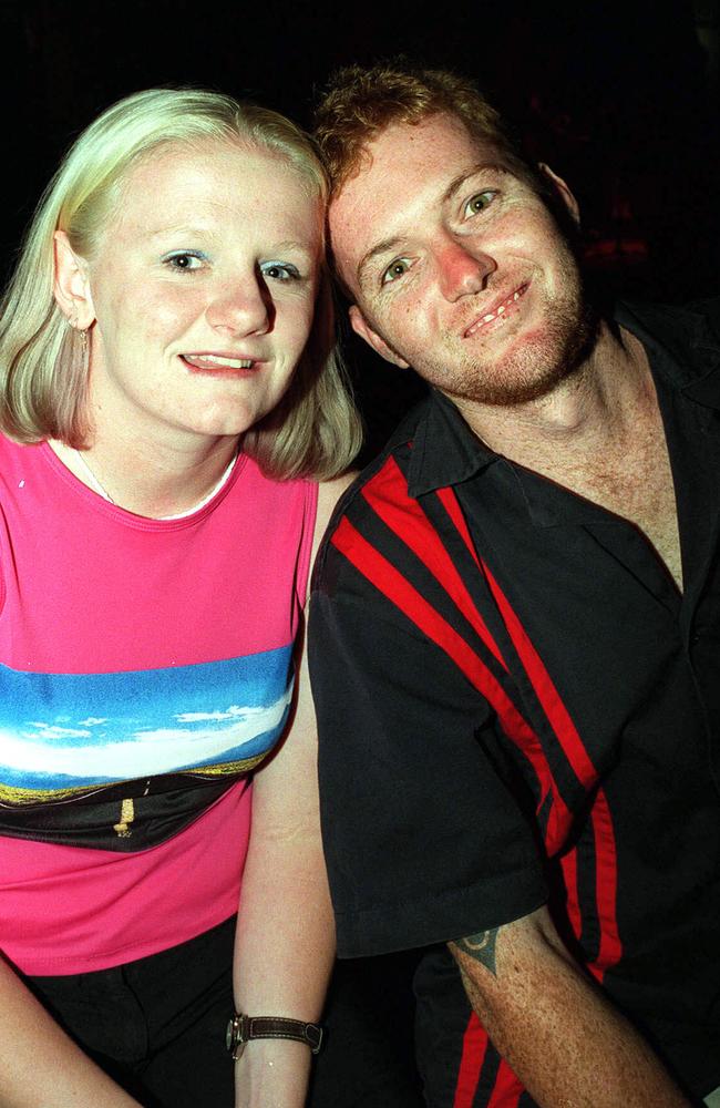 Shana Dadson and Ross Knight at The Healer in 2000. Picture: Adam Smith