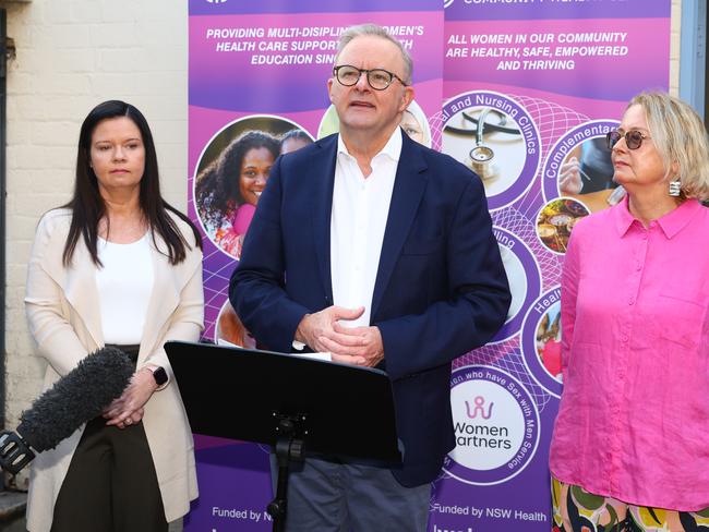 Mr Albanese made women’s health a focus of his campaign. Picture: Mark Stewart / NewsWire