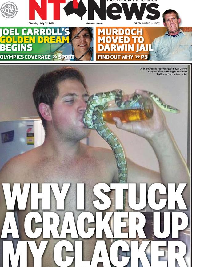 This NT News front page still gets talked about today.