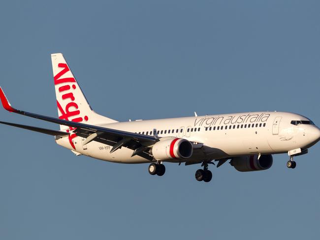 Melbourne, Australia - September 25, 2011: Virgin Australia Airlines Boeing 737-8FE VH-YFF on approach to land at Melbourne International Airport. Picture: iStock