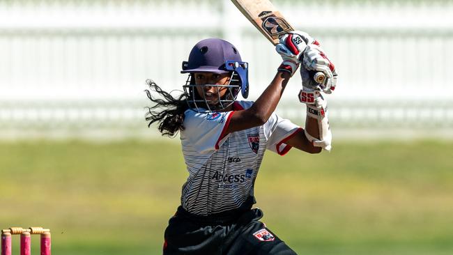 Shiloh Julien (UTS North Sydney), NSW Women's Premier Cricket, Brewer Shield, grand final 19 March 2023, Sydney v UTS North Sydney at Birchgrove Oval. Picture: Cricket NSW.